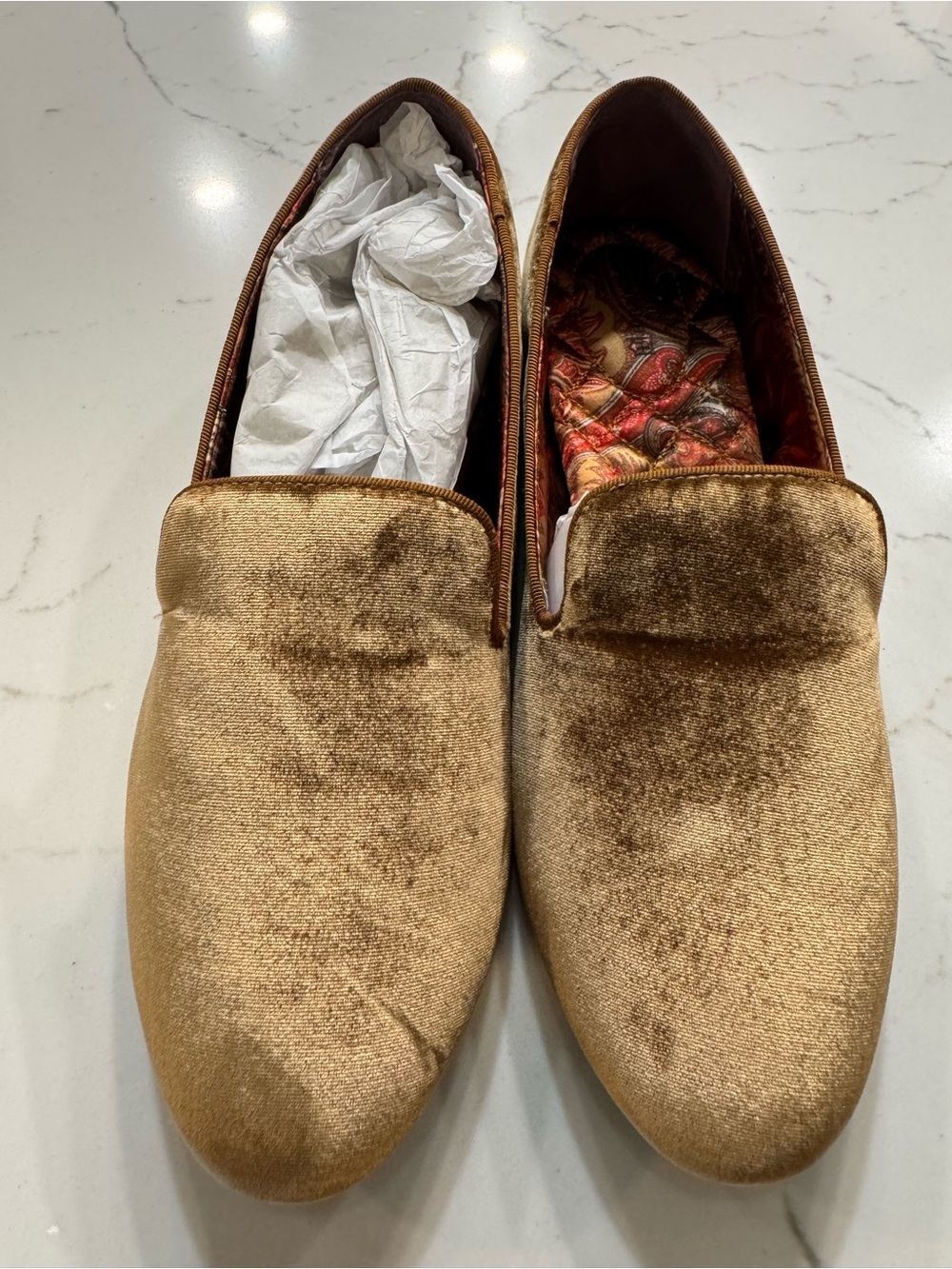 Birdies Starling Velvet Flats Slip-On Loafers 11
